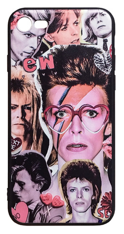 【David Bowie】デヴィット・ボウイ「カレッジ」 iPhone７/ iPhone８ / iPhoneSE（第２世代/第３世代）シリコン TPU ケース⭐️全国送料無料