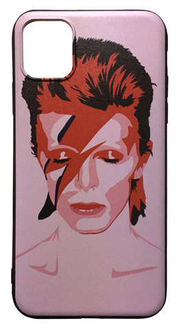 【David Bowie】デヴィット・ボウイ「Aladdin Sane」iPhone11 シリコン TPUケース