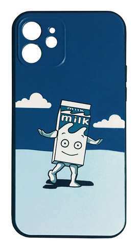 【Blur】ブラー「Coffee & TV Milk Boy」iPhone12 シリコン TPUケース⭐️全国送料無料