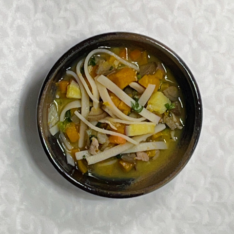 有機根菜のこだわり味噌煮込みうどん