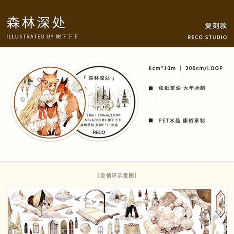 799円『London Gifties』 KN180 海外PETマステ切り売り テープ