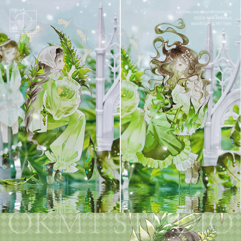 ✩残２✩J516＃精灵物语(镭射金)SNOWFLAK切り売り海外人物マステ女の子 ✩残2✩J516＃精灵物语(镭射金)SNOWFLAK切り売り海外人物マステ