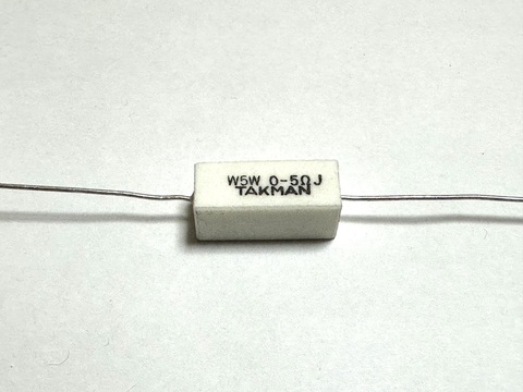 5W 0.5Ω セメント抵抗 TAKMAN