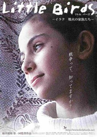 映画チラシ： リトルバーズ　イラク戦火の家族たち（題字白）