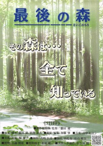 映画チラシ： （大判0014）最後の森（A4判）