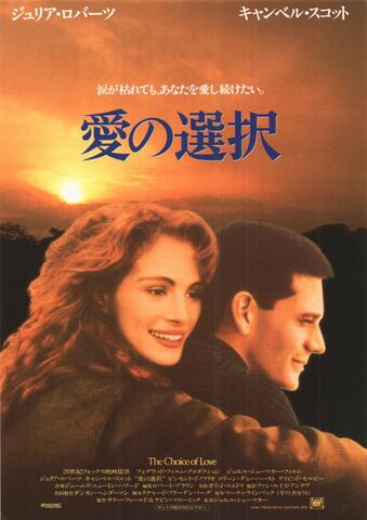 映画チラシ： （1073）愛の選択