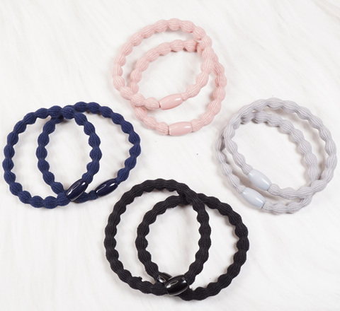 パーツ取り付けなみなみヘアゴム　10本 