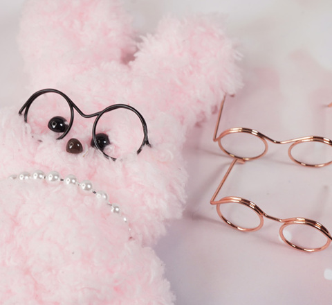 ドール用眼鏡フレームパーツ