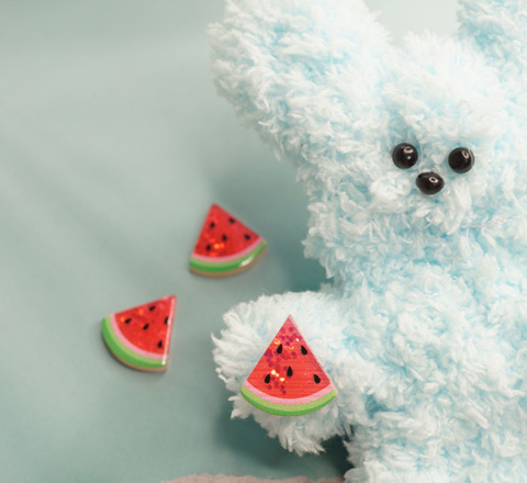 グリッタースイカミニチュアフィギュアパーツ