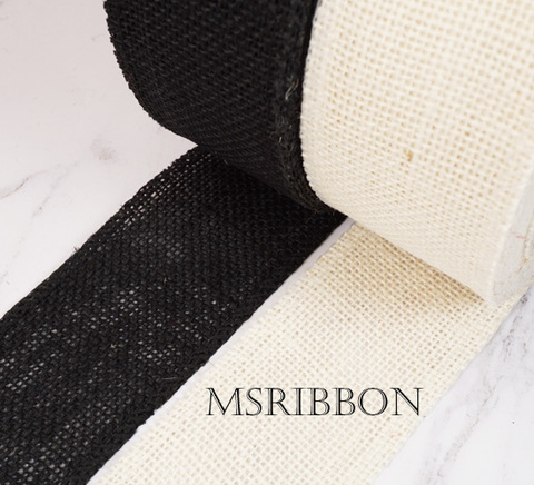 麻リボン　6cm/2m