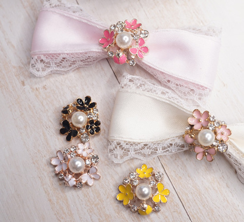 カラーフラワーバタフライセンターパーツ