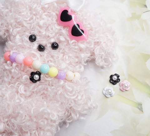 Rie　箔押しリボン　センターパーツ Rie様専用 箔押しリボン センターパーツ