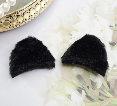 黒猫耳パーツ(2個1セット)