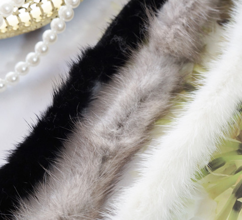 リアルミンクファーテープ⓶/45cm