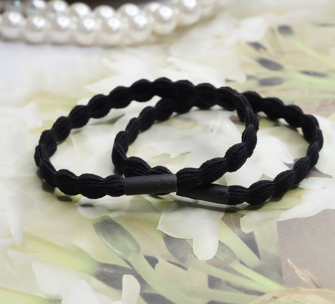 リニューアル！パーツ取り付けなみなみヘアゴム　10本