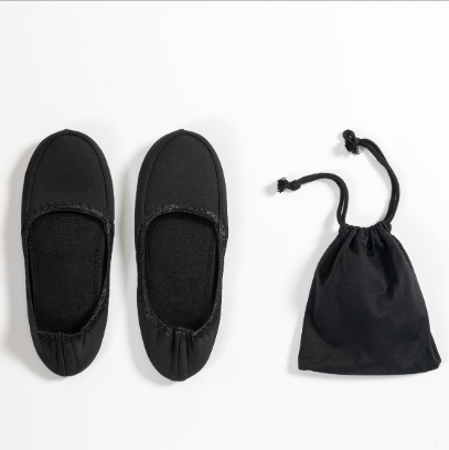 携帯用折りたたみコンパクトスリッパ(巾着付き)