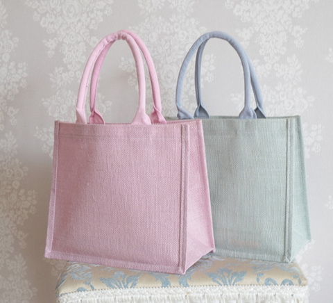 MsRibbon限定カラージュートトートバッグ