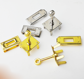  バッグ用ターンロック金具セット（4点組）