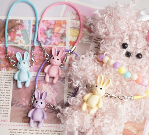 ドール用ショルダー付きミニチュアうさぎパーツ