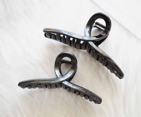 ブラックループバンズクリップ(2サイズ)