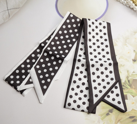 ドット柄スカーフリボン（2color）
