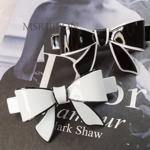 モノトーンリボンバレッタ