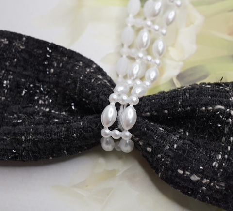 楕円2連パールライン　14mm/90cm