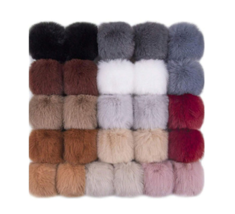 エコファーボール8cm　カラーセット(マルカン通しループあり)