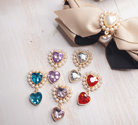 パールフレームハート＆スウィングハートセンターパーツ