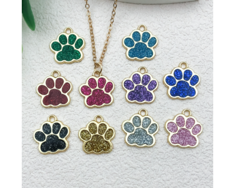 肉球ラメチャーム10点セット