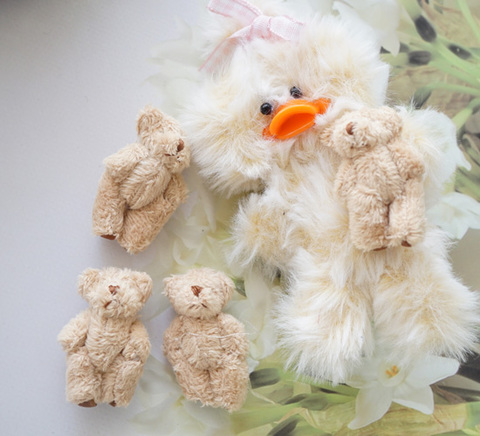 ライトブラウンベアミニぬいぐるみ