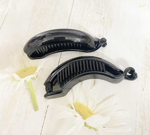かまぼこ型カーブヘアクリップ