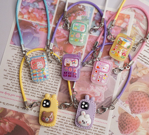 ドール用ショルダー付きミニチュアスマホパーツ