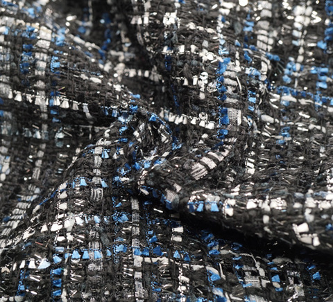 サファイヤブルー×ブラックツイード　10cm