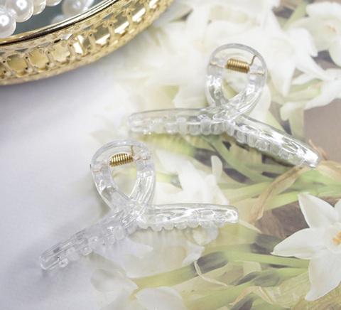 クリアループバンズクリップ(7cm)