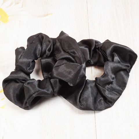 シンプルサテンシュシュゴム(大)/2個セット