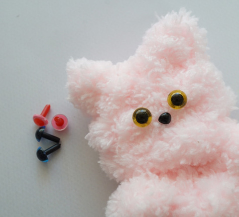 モールDoll用　猫ちゃんお目めさし眼7.5ｍｍ(4個セット)