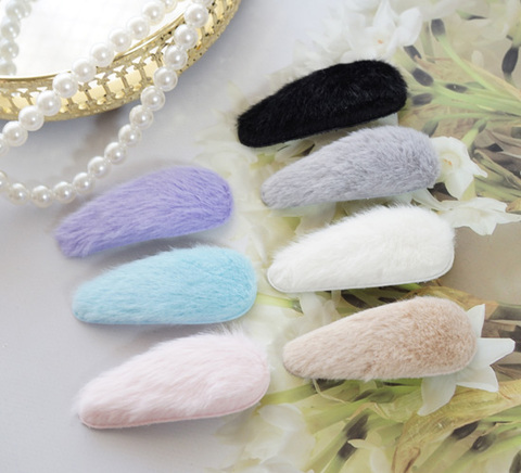 エコファーしずく型ぱっちんピン