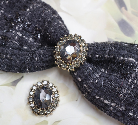 スモーキージュエル×クリスタルオーバルセンターパーツ