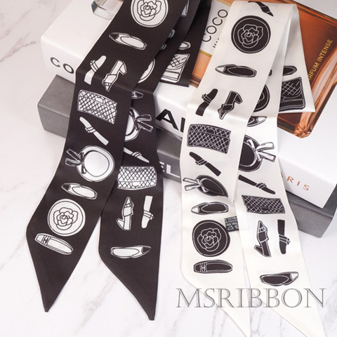 Ｃｏｃｏアイテム柄ミニスカーフ