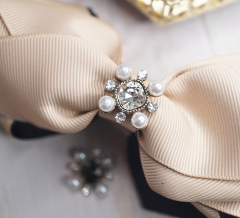 ノーブルパール＆スクエアビジュー センターパーツ