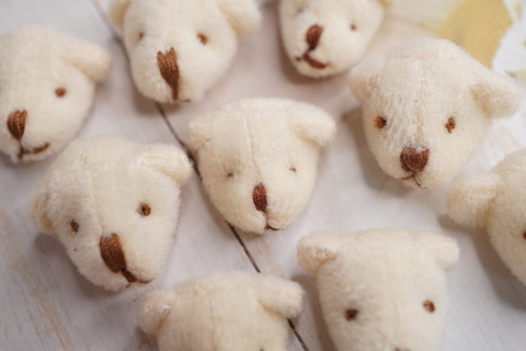 ミニミニベアフェイスぬいぐるみパーツ