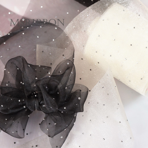 ストーン付きオーガンジー　8cm/90cm