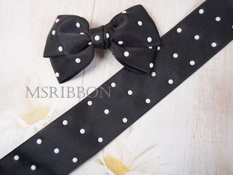 パール付きグログランリボン　38ｍｍ