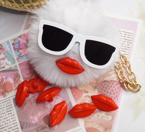 ドール用くちびるパーツ　2個