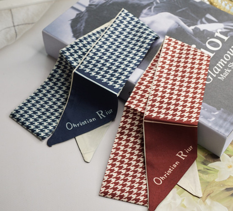 千鳥柄スカーフリボン