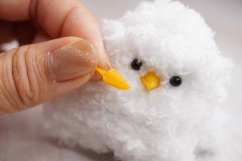 モールDoll用インコ挿しくちばし(2個セット)