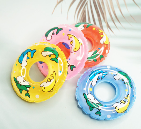 ドール用ミニチュア浮き輪パーツ(イルカ)