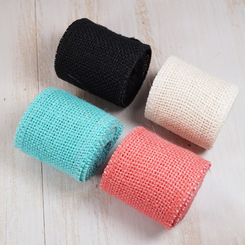 【6月のセール品】麻リボン　6cm/2m
