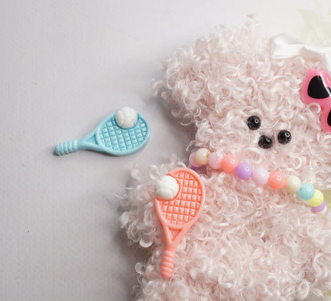 ドール用テニスラケット＆ボール